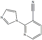 2-(1H-imidazol-1-yl)pyridine-3-carbonitrile 结构式