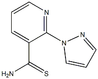 2-(1H-pyrazol-1-yl)pyridine-3-carbothioamide 结构式