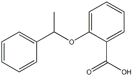 2-(1-phenylethoxy)benzoic acid 结构式