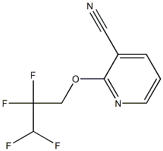 2-(2,2,3,3-tetrafluoropropoxy)pyridine-3-carbonitrile 结构式