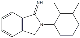 2-(2,3-dimethylcyclohexyl)-2,3-dihydro-1H-isoindol-1-imine 结构式