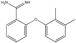 2-(2,3-dimethylphenoxy)benzene-1-carboximidamide 结构式