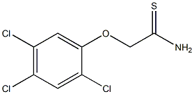 2-(2,4,5-trichlorophenoxy)ethanethioamide 结构式