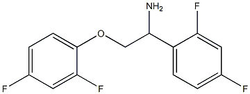 2-(2,4-difluorophenoxy)-1-(2,4-difluorophenyl)ethanamine 结构式