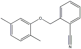 2-(2,5-dimethylphenoxymethyl)benzonitrile 结构式