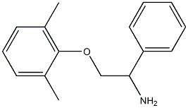 2-(2,6-dimethylphenoxy)-1-phenylethanamine 结构式