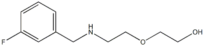 2-(2-{[(3-fluorophenyl)methyl]amino}ethoxy)ethan-1-ol 结构式
