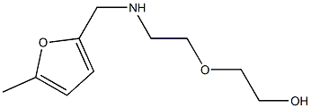 2-(2-{[(5-methylfuran-2-yl)methyl]amino}ethoxy)ethan-1-ol 结构式