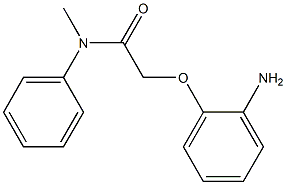 2-(2-aminophenoxy)-N-methyl-N-phenylacetamide 结构式
