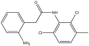 2-(2-aminophenyl)-N-(2,6-dichloro-3-methylphenyl)acetamide 结构式