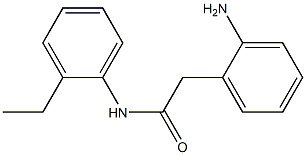 2-(2-aminophenyl)-N-(2-ethylphenyl)acetamide 结构式