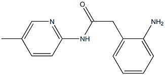 2-(2-aminophenyl)-N-(5-methylpyridin-2-yl)acetamide 结构式