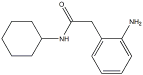 2-(2-aminophenyl)-N-cyclohexylacetamide 结构式