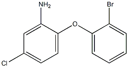 2-(2-bromophenoxy)-5-chloroaniline 结构式