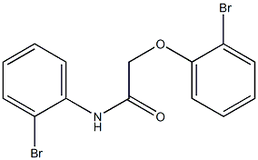 2-(2-bromophenoxy)-N-(2-bromophenyl)acetamide 结构式