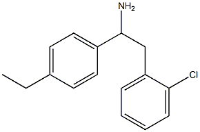 2-(2-chlorophenyl)-1-(4-ethylphenyl)ethan-1-amine 结构式