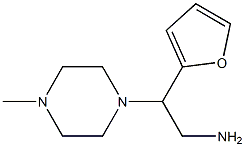 2-(2-furyl)-2-(4-methylpiperazin-1-yl)ethanamine 结构式