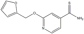 2-(2-furylmethoxy)pyridine-4-carbothioamide 结构式