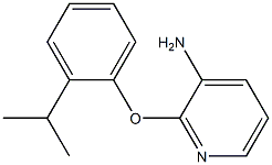 2-(2-isopropylphenoxy)pyridin-3-amine 结构式