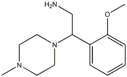 2-(2-methoxyphenyl)-2-(4-methylpiperazin-1-yl)ethanamine 结构式