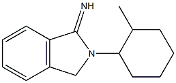 2-(2-methylcyclohexyl)-2,3-dihydro-1H-isoindol-1-imine 结构式