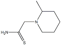 2-(2-methylpiperidin-1-yl)ethanethioamide 结构式