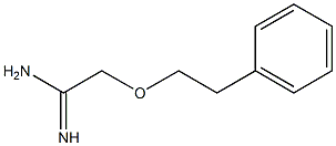 2-(2-phenylethoxy)ethanimidamide 结构式