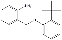 2-(2-tert-butylphenoxymethyl)aniline 结构式