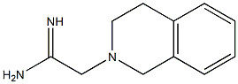 2-(3,4-dihydroisoquinolin-2(1H)-yl)ethanimidamide 结构式