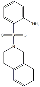 2-(3,4-dihydroisoquinolin-2(1H)-ylsulfonyl)aniline 结构式