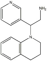 2-(3,4-dihydroquinolin-1(2H)-yl)-2-pyridin-3-ylethanamine 结构式