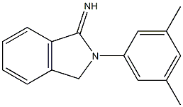 2-(3,5-dimethylphenyl)-2,3-dihydro-1H-isoindol-1-imine 结构式