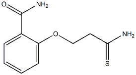 2-(3-amino-3-thioxopropoxy)benzamide 结构式