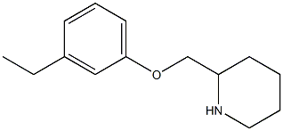 2-(3-ethylphenoxymethyl)piperidine 结构式