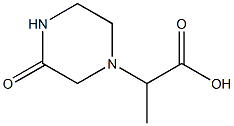 2-(3-oxopiperazin-1-yl)propanoic acid 结构式