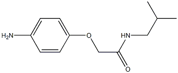 2-(4-aminophenoxy)-N-isobutylacetamide 结构式