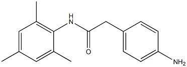 2-(4-aminophenyl)-N-(2,4,6-trimethylphenyl)acetamide 结构式