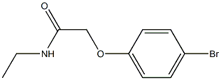 2-(4-bromophenoxy)-N-ethylacetamide 结构式
