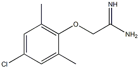2-(4-chloro-2,6-dimethylphenoxy)ethanimidamide 结构式