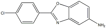 2-(4-chlorophenyl)-1,3-benzoxazol-5-amine 结构式