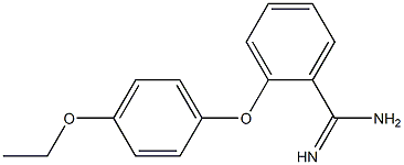 2-(4-ethoxyphenoxy)benzene-1-carboximidamide 结构式