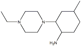 2-(4-ethylpiperazin-1-yl)-4-methylcyclohexanamine 结构式