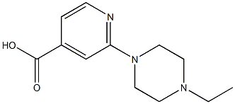 2-(4-ethylpiperazin-1-yl)pyridine-4-carboxylic acid 结构式