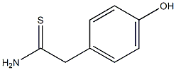 2-(4-hydroxyphenyl)ethanethioamide 结构式