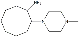 2-(4-methylpiperazin-1-yl)cyclooctanamine 结构式