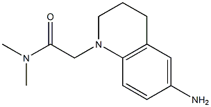 2-(6-amino-1,2,3,4-tetrahydroquinolin-1-yl)-N,N-dimethylacetamide 结构式