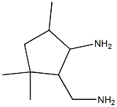 2-(aminomethyl)-3,3,5-trimethylcyclopentan-1-amine 结构式