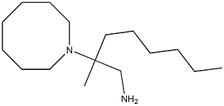 2-(azocan-1-yl)-2-methyloctan-1-amine 结构式