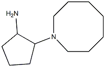 2-(azocan-1-yl)cyclopentan-1-amine 结构式