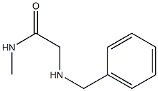 2-(benzylamino)-N-methylacetamide 结构式